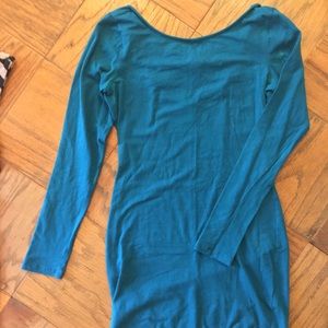 Women’s blue dress long sleeve